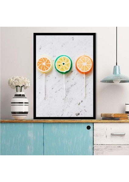 Renkli Şekerler 1 Çerçeve ve Poster - MT1087