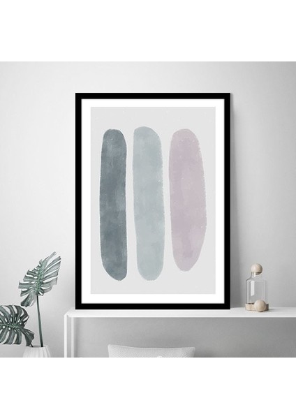 Soluk Tonlar Soyut 2 Çerçeve ve Poster - SO1141 modelleri