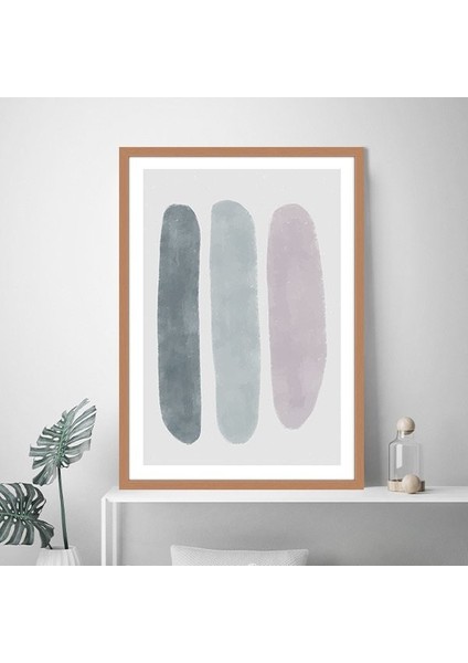 Soluk Tonlar Soyut 2 Çerçeve ve Poster - SO1141 fırsatları