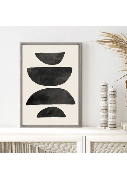 Siyah Lekeler 5 Çerçeve ve Poster - SO1050