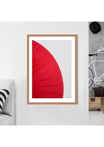 Kırmızı - Beyaz Duvar 1 Çerçeve ve Poster - SO1147 indirimleri