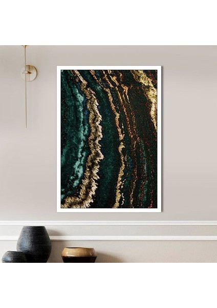 Gold Detaylı Mermer Desen 1 Çerçeve ve Poster - SO1085 modelleri