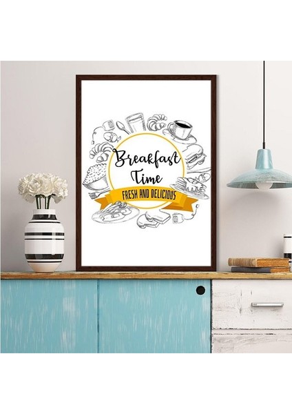 Breakfast Time 1 Çerçeve ve Poster - MT1111 fırsatları