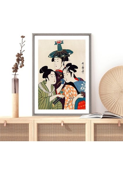 Japon Kadınlar 1 Çerçeve ve Poster - SNT1049