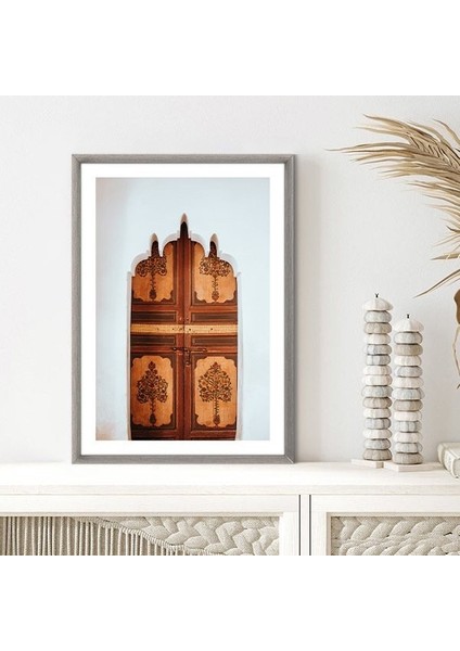 Turuncu Kapı 1 Çerçeve ve Poster - M1029 indirimleri
