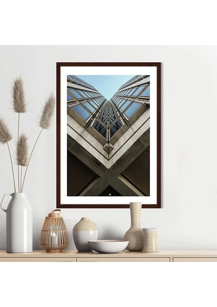 Düşük Açılı Bina 2 Çerçeve ve Poster - M1044 fiyatları