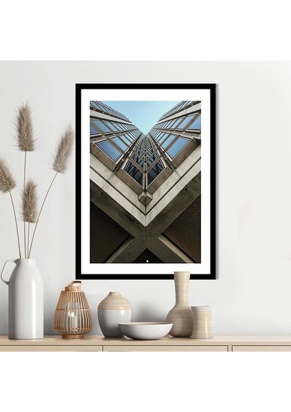 Düşük Açılı Bina 2 Çerçeve ve Poster - M1044 indirimleri