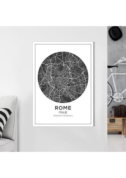 Rome Harita 1 Çerçeve ve Poster - SH1005 fiyatları