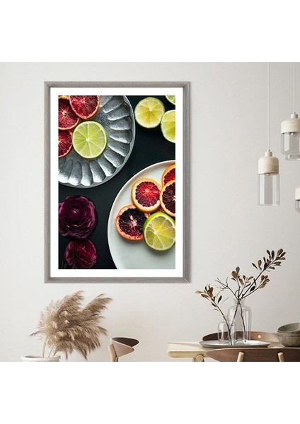 Portakal ve Limon Dilimleri 1 Çerçeve ve Poster - MT1076 modelleri