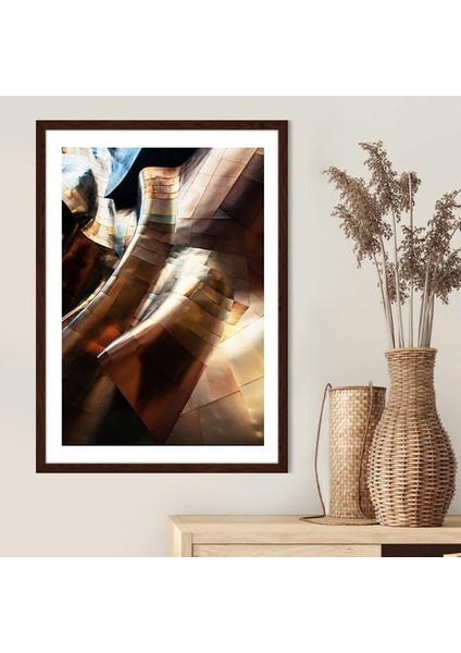 Bronz Renk Yapı 1 Çerçeve ve Poster - M1040