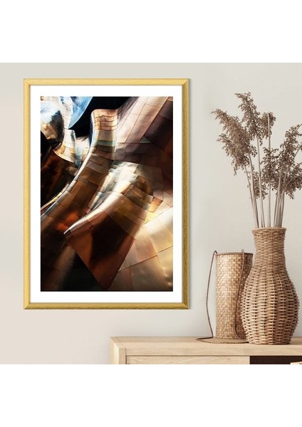 Bronz Renk Yapı 1 Çerçeve ve Poster - M1040