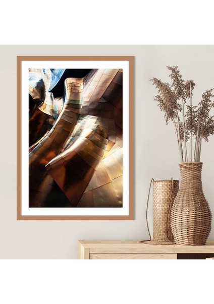 Bronz Renk Yapı 1 Çerçeve ve Poster - M1040
