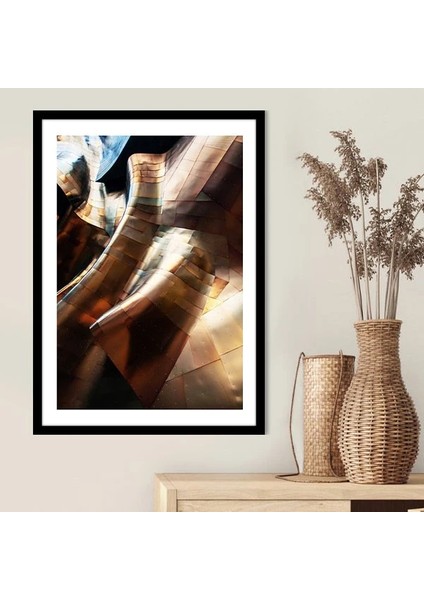Bronz Renk Yapı 1 Çerçeve ve Poster - M1040