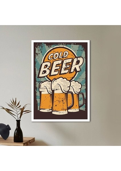 Cold Beer Çerçeve ve Poster - TP1054