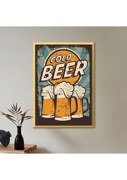 Cold Beer Çerçeve ve Poster - TP1054 indirimleri