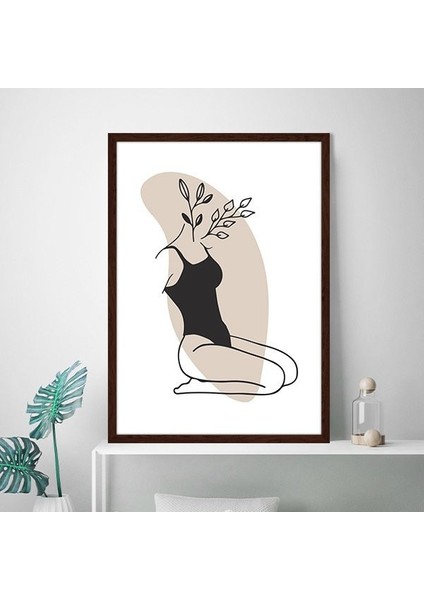 Çiçek ve Kadın 2 Çerçeve ve Poster - MD1034 fırsatları