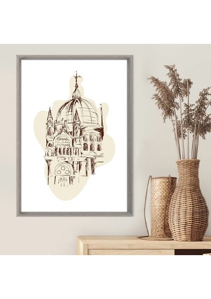 Çizgisel Roma 1 Çerçeve ve Poster - SH1002 fırsatları