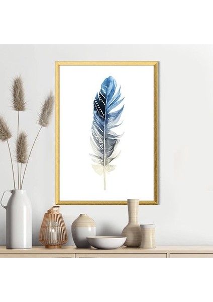 Renkli Kuş Tüyü 12 Çerçeve ve Poster - IL1124 fiyatları