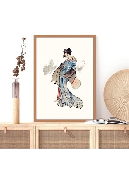 Kimonolu Kadınlar 1 Çerçeve ve Poster - SNT1047
