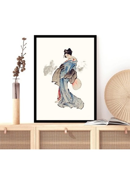 Kimonolu Kadınlar 1 Çerçeve ve Poster - SNT1047 fırsatları