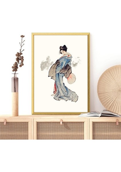 Kimonolu Kadınlar 1 Çerçeve ve Poster - SNT1047 indirimleri
