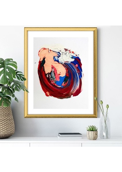 Bordo Yağlı Boya 4 Çerçeve ve Poster - SO1037 indirimleri