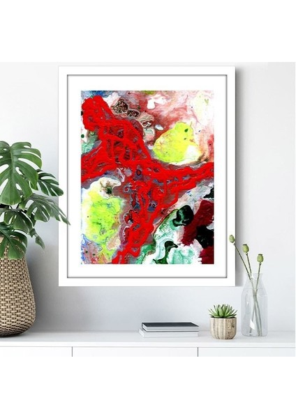 Bordo Yağlı Boya 3 Çerçeve ve Poster - SO1036 fiyatları