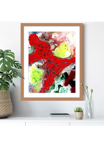 Bordo Yağlı Boya 3 Çerçeve ve Poster - SO1036 fırsatları