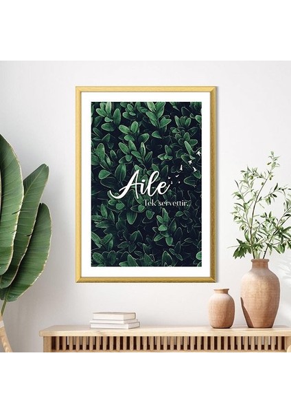 Aile Tek Servettir 1 Çerçeve ve Poster - TP1000 modelleri