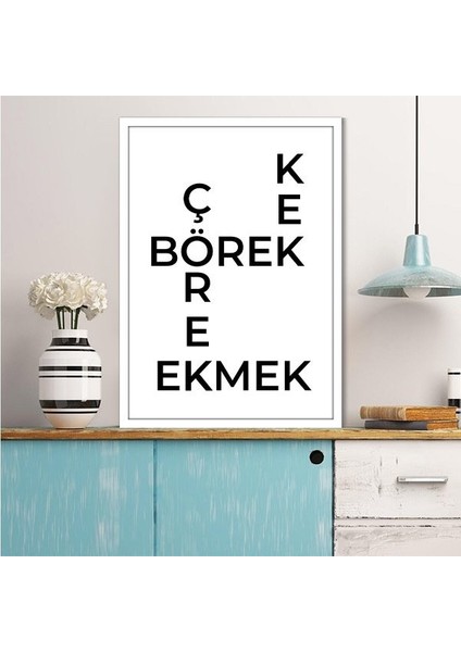 Çörek - Börek - Kek - Ekmek Çerçeve ve Poster - MT1094 modelleri
