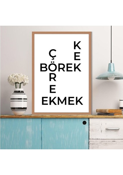 Çörek - Börek - Kek - Ekmek Çerçeve ve Poster - MT1094 fırsatları