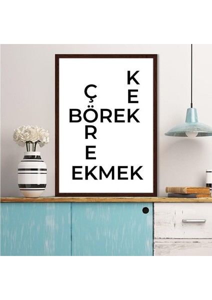 Çörek - Börek - Kek - Ekmek Çerçeve ve Poster - MT1094 indirimleri