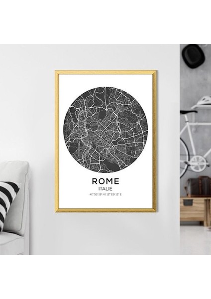 Rome Harita 1 Çerçeve ve Poster - SH1005 modelleri