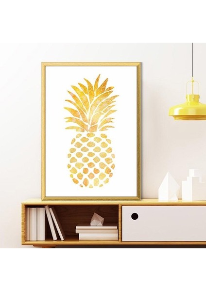 Gold Ananas 3 Çerçeve ve Poster - MT1031 modelleri