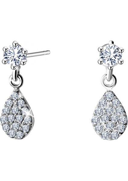 Gümüş Üzeri Rodyum Kaplama Nili Küpe