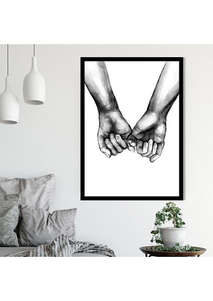 Tutuşan Eller 3 Çerçeve ve Poster - SB1072