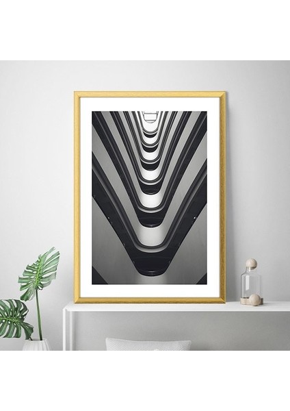 Düşük Açılı Bina 3 Çerçeve ve Poster - M1066 fırsatları