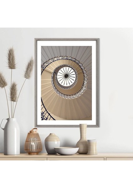 Merdiven Boşluğu 2 Çerçeve ve Poster - M1042