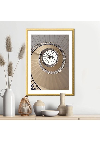 Merdiven Boşluğu 2 Çerçeve ve Poster - M1042