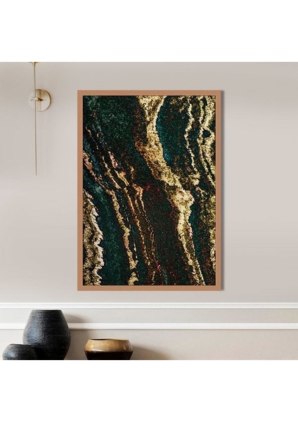 Gold Detaylı Mermer Desen 4 Çerçeve ve Poster - SO1087 modelleri