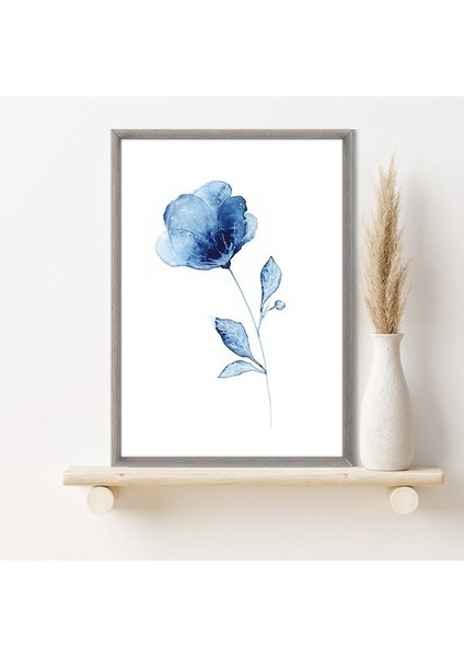 Mavi Gül 1 Çerçeve ve Poster - IL1035
