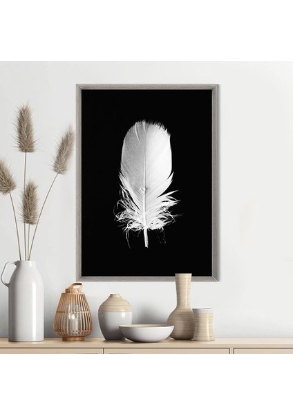 Beyaz Kuş Tüyü Çerçeve ve Poster - SB1109 modelleri