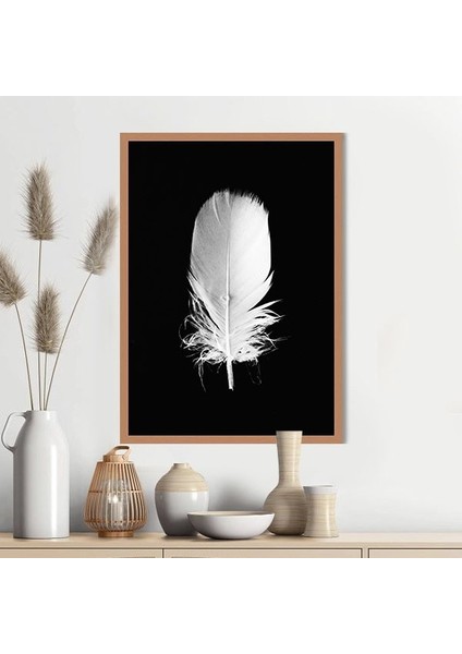 Beyaz Kuş Tüyü Çerçeve ve Poster - SB1109 indirimleri