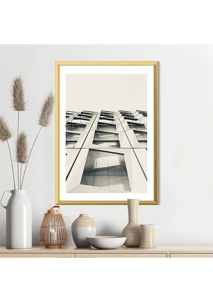 Düşük Açılı Bina 1 Çerçeve ve Poster - M1043 fırsatları