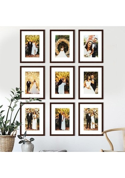 Dokuzlu 1 30X40 (33X43) Çerçeveli Anı Köşesi Seti - KS1005