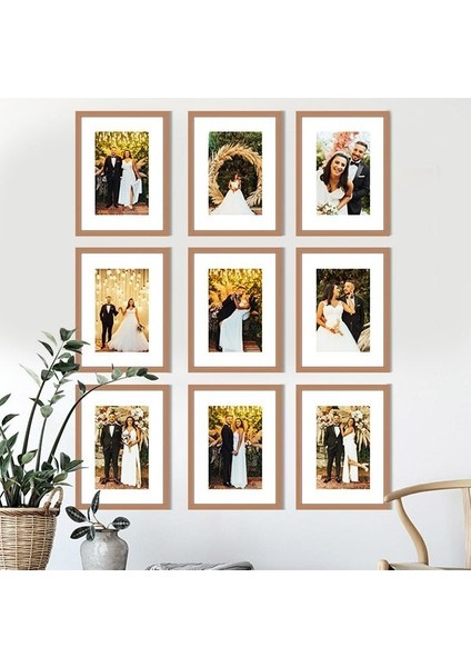 Dokuzlu 1 30X40 (33X43) Çerçeveli Anı Köşesi Seti - KS1005 indirimleri