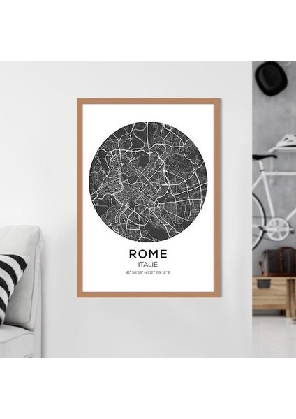 Rome Harita 1 Çerçeve ve Poster - SH1005 fırsatları