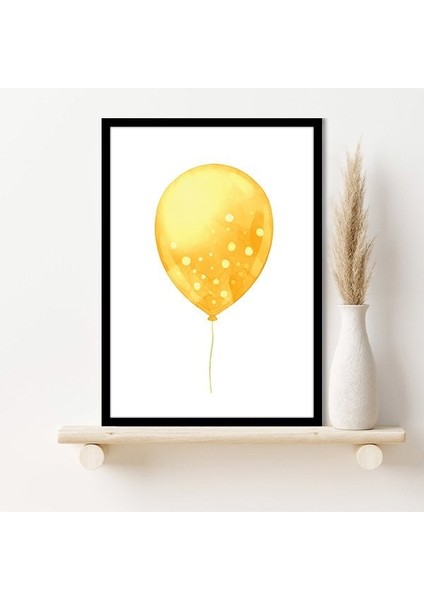 Sarı Balon 1 Çerçeve ve Poster - IL1040