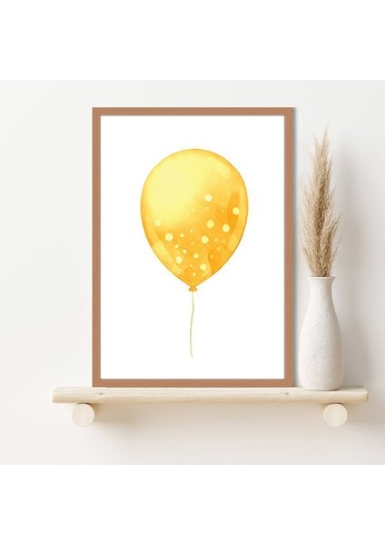 Sarı Balon 1 Çerçeve ve Poster - IL1040