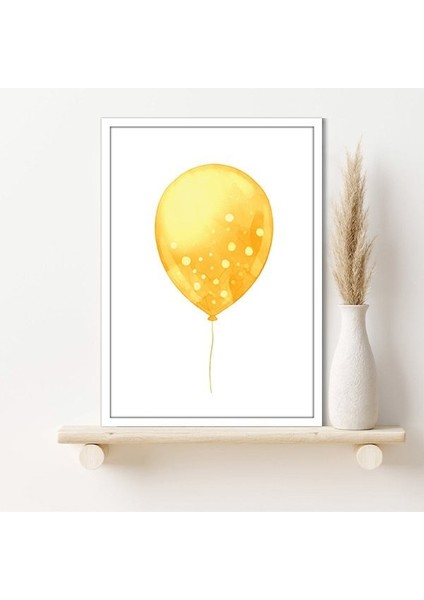 Sarı Balon 1 Çerçeve ve Poster - IL1040
